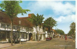 Warwickshire Postcard - West Midlands - High Street - Solihull - Ref 2968A