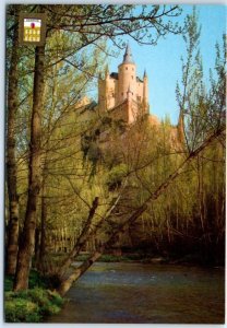 Postcard - Alcázar  and Eresma river - Segovia, Spain