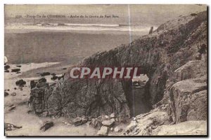 Old Postcard Quiberon Arch Cave Port Bara