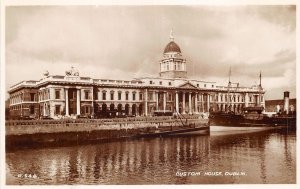 br109903 custom house  dublin ireland real photo