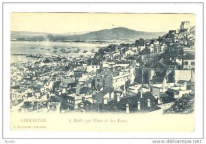 Gibraltar, Birds eye view , 1890s