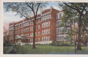 Michigan Jackson W A Foote Memorial Hospital