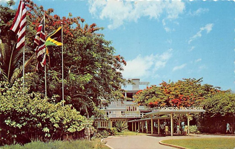 Main Entrance, Montego Beach Hotel Montego Bay Jamaica 1969 