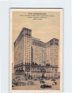 Postcard The Commodore Grand Central Terminal New York City New York