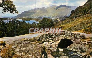 Postcard Modern Ashness Bridge and Skiddaw Derwentwater