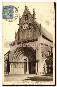 Postcard Old Bass Morlaas Pyrenees Church Ste Foy