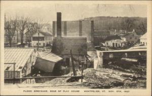 Montpelier VT 1927 Flood Damage VINTAGE EXC COND Postcard #23