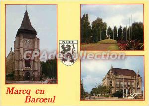 Postcard Modern Marco in Baroeul (Nord) The Church