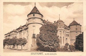 STUTTGART Altes Schloss, Germany Castle c1910s Vintage Postcard