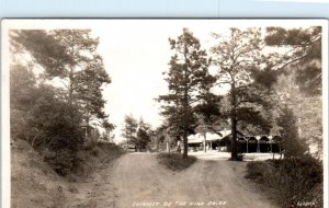 RPPC COLORADO SPRINGS, CO ~View of SUMMIT of HIGH DRIVE  c1920s Sanborn Postcard