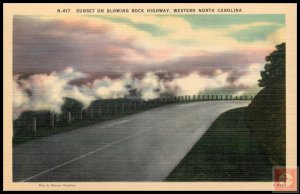 Sunset on Blowing Rock Highway, W.N.C.