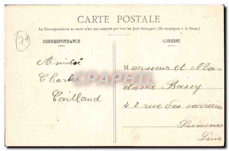 Old Postcard Environs de Nemours The Mill Hulay