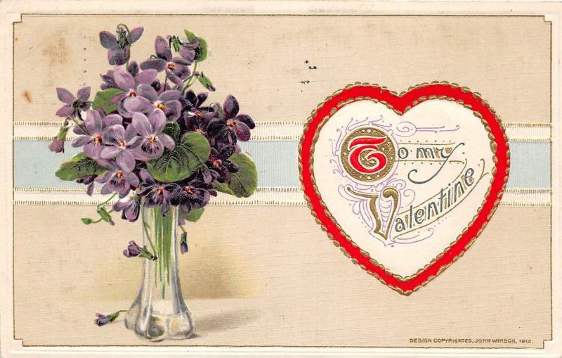 C15/ Valentine's Day Love Postcard c1910 Battle Creek Michigan John Winsch 4