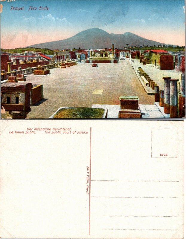 Postcard Pompei 16-card set