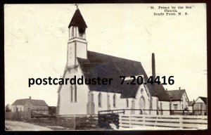 h3995 - SANDY POINT NS 1910s St. Peters by the Sea Church by Oertel