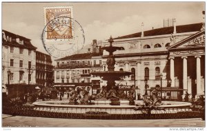 RP, Rocio, Waterfountain, LISBOA, Portugal, 1920-1940s