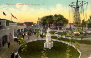 Peoria, Illinois - Enjoying the day at Al Fresco Park - c1905