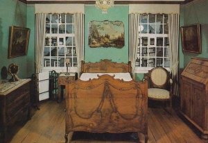 Antique Bed Bedroom Monschau Museum Germany German Rare Postcard