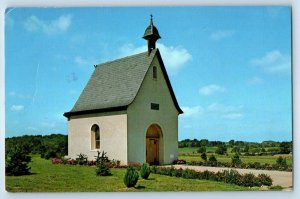 1977 Waukesha Wisconsin Postcard Schoenstatt's International Shrine Cherry Lane