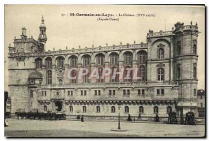 Postcard Old St Germain en Laye Le Chateau XVI century West Facade