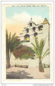 San Gabriel Mission Bells, San Gabriel, California, 1910-1920s