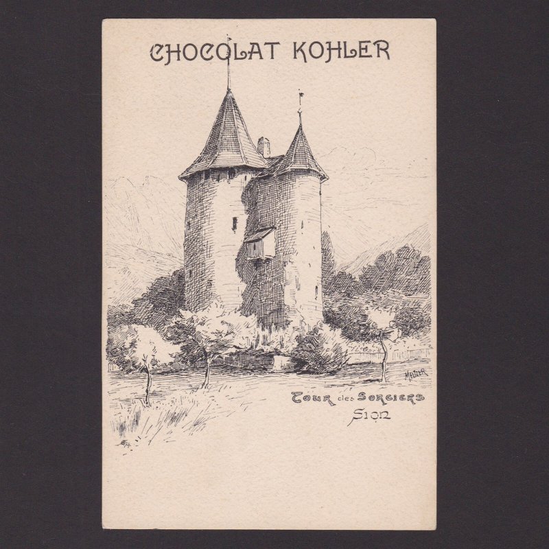 FRANCE, Advertising card, Choclate Kohler, Unposted
