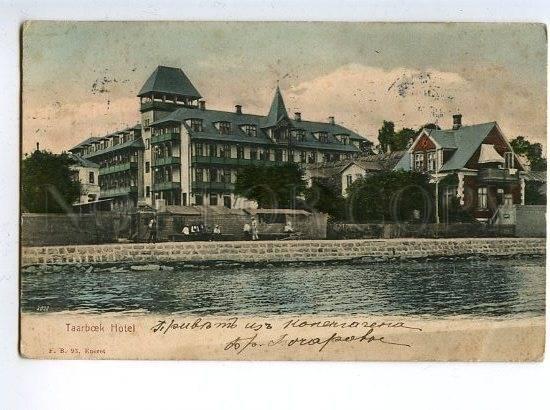 129642 DENMARK TAARBOEK Hotel RPPC Copenhagen to RUSSIA