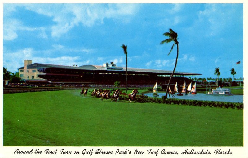 FL - Hallandale. Gulfstream Park, Horse Racing