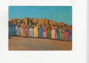 BF28034 ouarzazate kashbah et femmes de toaurirt types morocco  front/back image