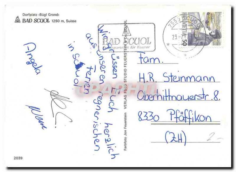 Postcard Modern Dorfplatz Bugl Grond