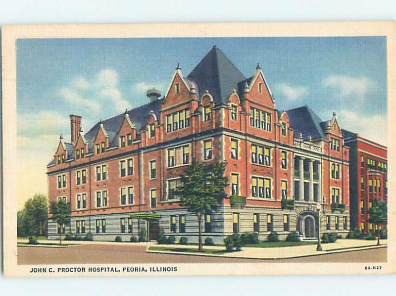 Linen HOSPITAL SCENE Peoria Illinois IL hs0309