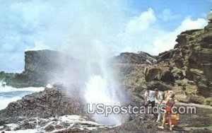 Blowhole - Oahu, Hawaii HI  