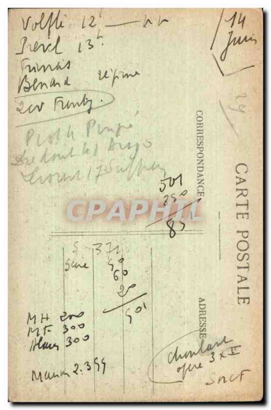 Chateaulin - District Church - Old Postcard