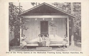LP45 Newton Hamilton  Pennsylvania Postcard Methodist Training Camp