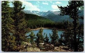 Postcard - Mount Evans and Echo Lake - Colorado