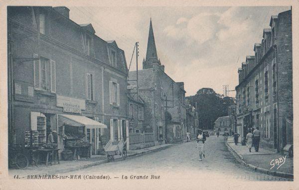 Cafe D Jano Calvades Grande Rue Restaurant Bernieres Sur Mer Normandy Postcard