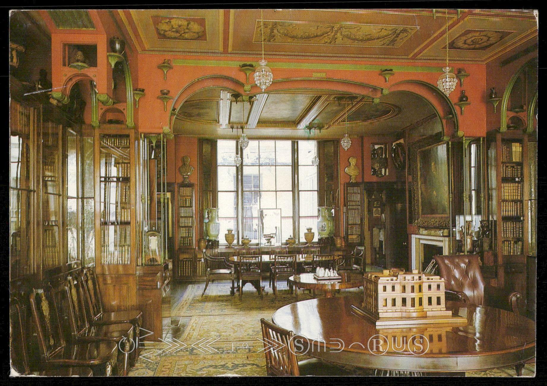 Sir John Soane S Museum The Dining Room Hippostcard