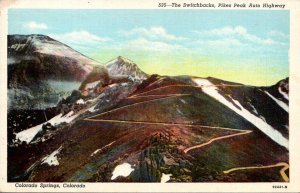 Colorado Pikes Peak Auto Highway The Switchbacks