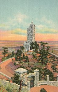 Vintage Postcard Will Rogers Shrine Cheyenne Mountain Colorado Springs Colorado