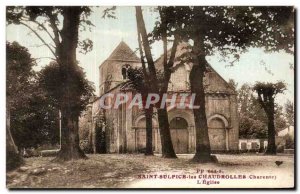 Postcard Old Saint Sulpice The Church Chaudrolles