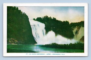 Montmorency Falls Quebec City Que Quebec Canada UNP WB Postcard L13