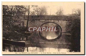 Old Postcard La Ferte sous Jouarre Small Morin nation Bridge