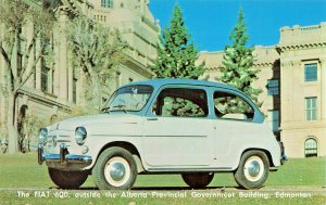Alberta Canada The Fiat 600 Edmonton Postcard