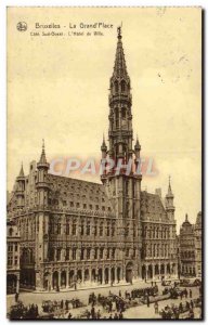 Old Postcard Brussels Grand Place