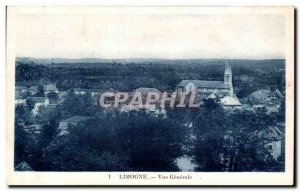 Postcard Old Limogne Vue Generale