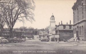 New Hampshire Milford Union Square and Town Hall