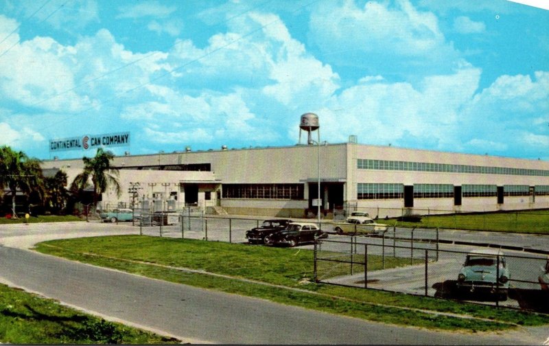 Florida Auburndale The Continental Can Company Plant 1966