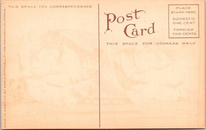 3~ca1910's Mitchell Exaggeration Postcards LEMON~CABBAGE~BLACKBERRIES Train Cars