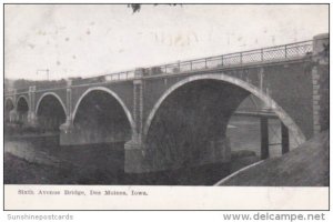 Iowa Des Moines Sixth Avenue Bridge