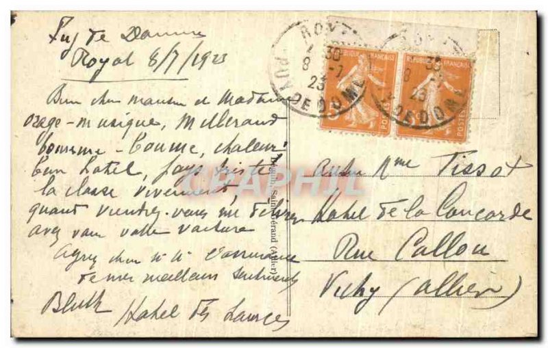 Old Postcard Remembrance Royat